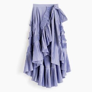 Jcrew collection ruffle skirt